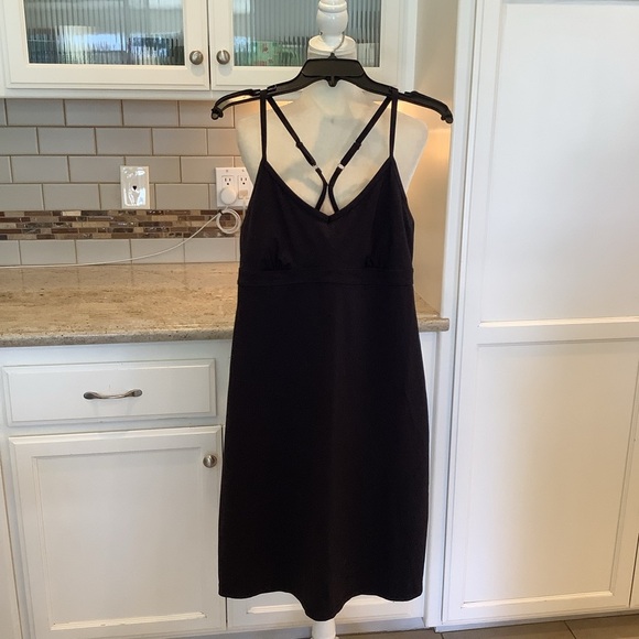 Athleta Shorebreak Swim Dress Black Size Large Tall - Picture 2 of 8